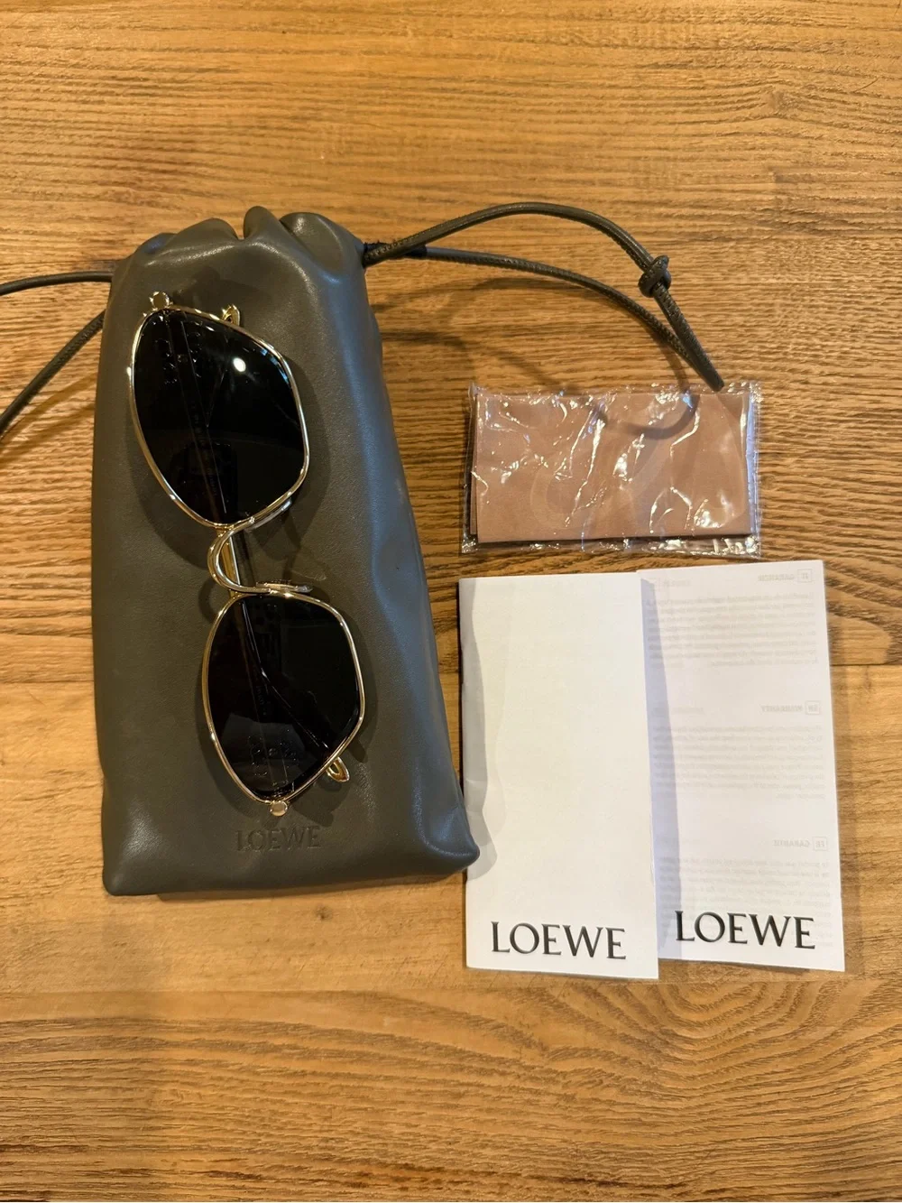 Loewe Anagram Hexagonal Sunglasses